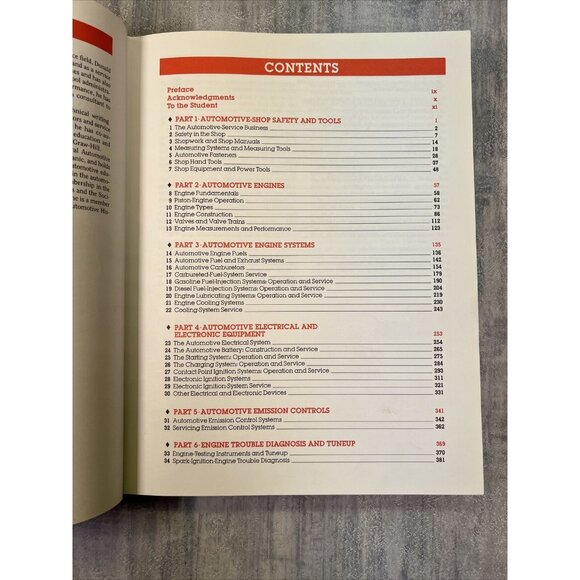 Automotive Mechanics Crouse And Anglin Second Canadian Edition Rare Hardcover - Picture 12 of 14